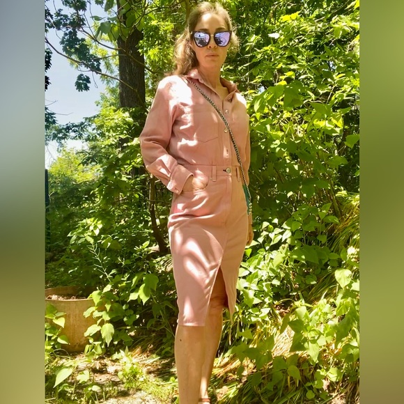 RAG & BONE All in One denim dress Sz M - Picture 14 of 15